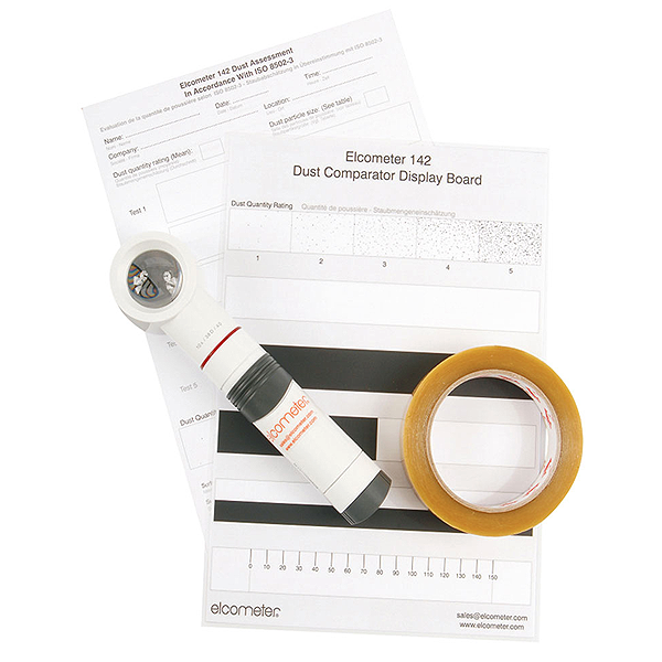 Kit testare ISO 8502-3 cu banda pentru praf Elcometer 142