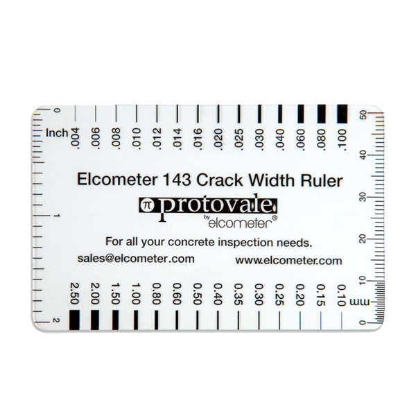 Elcometer 143 Crack Width Ruler